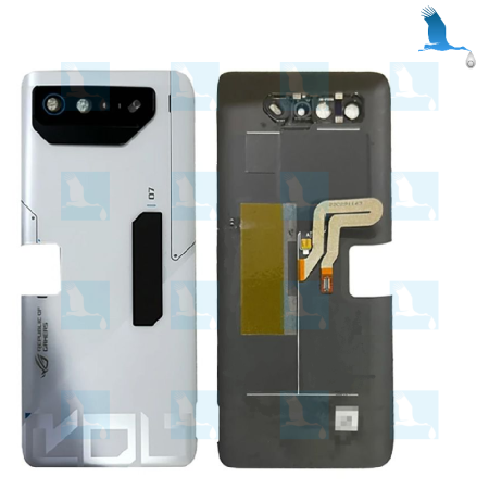 ROG Phone 7 Pro - Battery cover - Weiss - ori - ROG Phone 7 Pro / 7 Ultimate