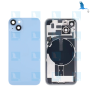 iPhone 14 Plus - Cover batteria - Blu - Obiettivo fotocamera+Supporto metallico+magnete+NFC+Flash flex - iPhone 14+