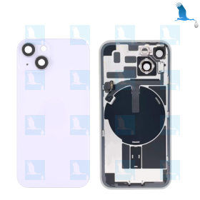 iPhone 14 Plus - Battery cover - Purple - Camera lens+Metal Bracket+Magnet+NFC+Flash flex - iPhone 14+