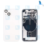 iPhone 14 Plus - Cover batteria - Bianco (Starlight) - obiettivo fotocamera+Supporto metallico+Magnete+NFC+Flash - iPhone 14+