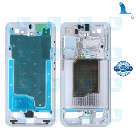 S25 - Frame - Azzuro (Lite Blue) - GH82-36328C - service pack - Samsung Galaxy S25 (SM-S931B)
