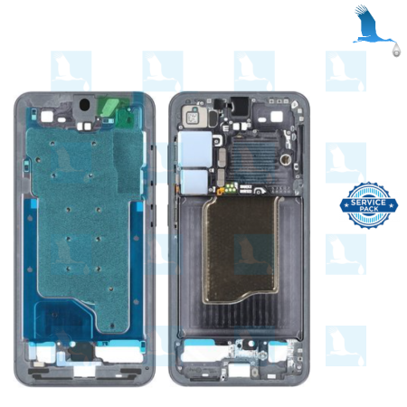 S25 - Frame - Noir (Blue Black) - GH82-36328E - service pack - Samsung Galaxy S25 (SM-S931B)
