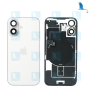 iPhone 17 - Back glass battery cover - White - 661-56058 - NFC + Flex + Flash + Metal plate + Magnets