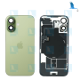 iPhone 17 - Back glass battery cover - Green (Sage) - 661-56061 - NFC + Flex + Flash + Metal plate + Magnets