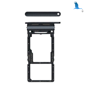 A34 (5G) - Support de carte SIM - GH98-48063A - Black - Samsung Galaxy A34 5G (A346B) - ori