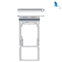 A34 (5G) - Support de carte SIM - GH98-48063B - Argent - Samsung Galaxy A34 5G (A346B) - ori