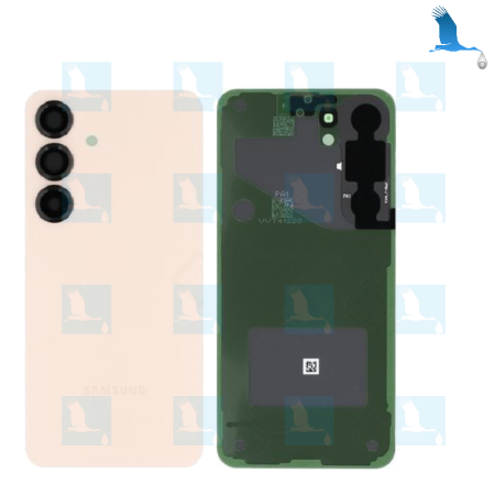 S25 – Kameraobjektive mit Ständer und Zierring - Gold (Pink Gold) – Samsung Galaxy S25 SM-S931B