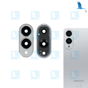 S25 Edge - Lentilles de cameras avec support - Argent (Titanium Silver - Titanium Iceblue) - Samsung Galaxy S25 Edge SM-S937B