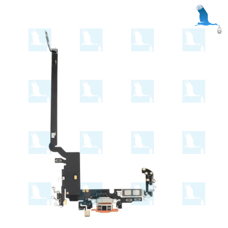 iPhone 17 Pro Max - USB-C charging connector and flex cable - 923-13586 - Cosmic orange - orig