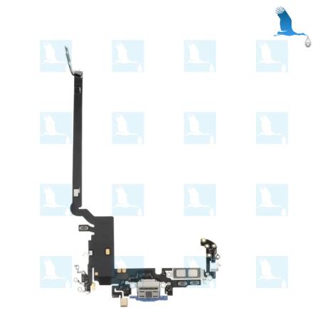 iPhone 17 Pro Max - USB-C charging connector and flex cable - 923-13587 - Deep Blue - orig