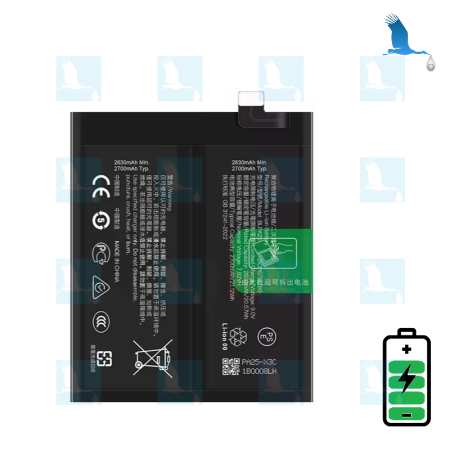Akku BLPA25 - orig - 7.82V - 5260mAh - 41.14Wh - OnePlus 12 (PJD110) / Realme GT5 Pro