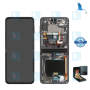 LCD + Touch + Frame - service pack - GH82-27243A - Nero (Phantom Black) - Galaxy Z Flip 3 (F711B)