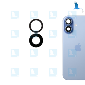 iPhone 17 - Lentille de remplacement pour camera arrière - ori - Set de 2 pièces