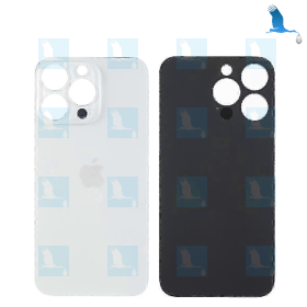 Vitre arrière - Grand orifice - Blanc - iPhone 13 Pro - oem