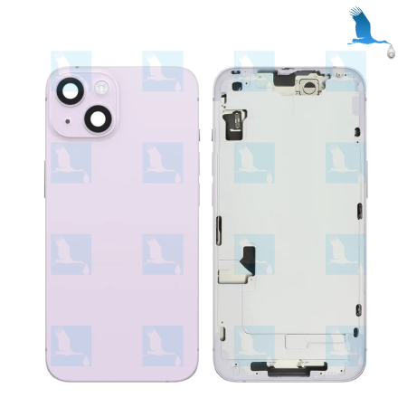 iPhone 14 Plus - Copertina posteriore + cornice centrale - Viola - iPhone 14+