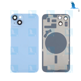 iPhone 14 Plus - Battery cover - Blue (camera lens + Metal plate) - iPhone 14+
