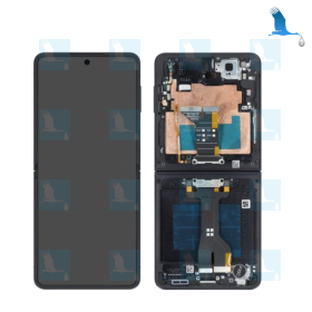 Z Flip 7 - LCD + Touch + Frame - service pack - GH82-37581C - Noir (Jetblack) - Samsung Galaxy Z Flip7 (F766B)