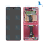 Z Flip 7 - LCD + Touch + Frame - service pack - GH82-37581D - Rouge (Coralred) - Samsung Galaxy Z Flip7 (F766B)