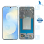 S25 FE - LCD + Touch (no frame) - Service pack - GH82-38423A - Weiss (Ice blue / Silver) - Samsung S25FE (S731B)