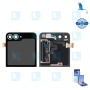 Z Flip 6 - LCD SUB + Touch - GH97-30012F - Weiss (Silver) - Service pack - Samsung Z Flip 6 (F741B)