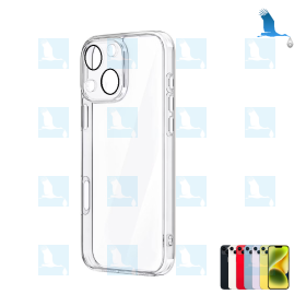 iPhone 14 Plus - Coque de protection transparente (Protection des lentilles incluse)