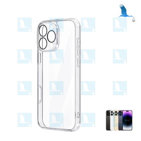 iPhone 14 Pro - Coque de protection transparente (Protection des lentilles incluse)