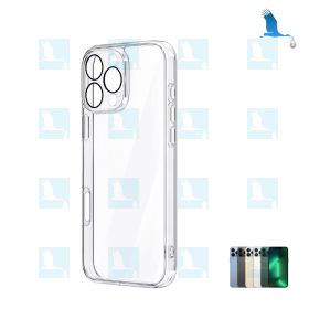 iPhone 13 Pro - Coque de protection transparente (Protection des lentilles incluse)