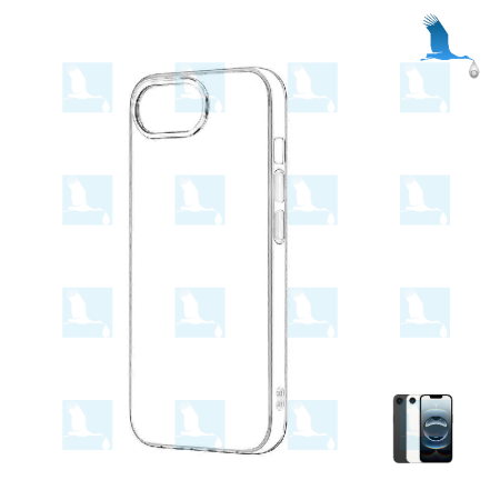 iPhone 16e - Coque de protection transparent (Protection des lentilles incluse)