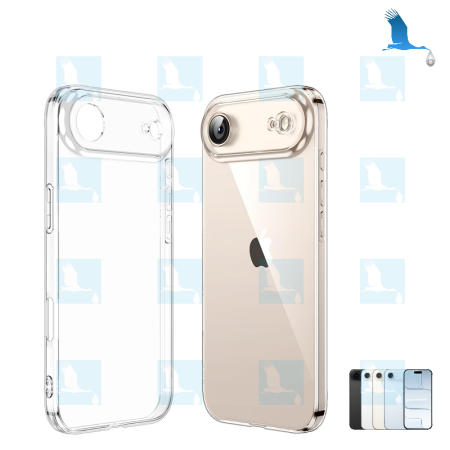 iPhone 17 Air - Transparent protective case (lens protectors included)