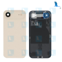 iPhone 17 Air - Back cover glass - Light Gold - Metal plate + NFC flex + magnets - iPhone 16 Pro Max