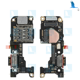 15T Pro 5G - Charging board + SIM reader - ori - 5600010O12U00 - Xiaomi 15T Pro 5G (2506BPN68G)