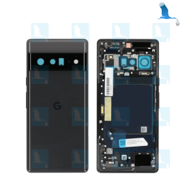 Pixel 6Pro - Backcover - Battery cover - service pack - Black (Stormy black) - G949-00223-01 - Google Pixel 6 Pro (GLUOG)