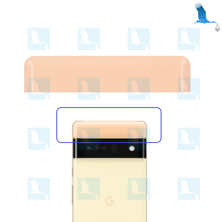 Top glass cover -  Or (Sorta sunny) - Google Pixel 6 Pro (GLUOG) - ori