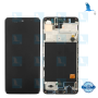 A51 - LCD + Touchscreen + Châssis - service pack (utilisé) - GH82-21669A - Noir - A51 (A515F)