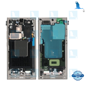 Frame complete - service pack - gris (Titanium grey) - GH82-33399A - Samsung S24 Ultra (S928B)