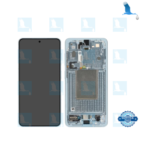 S26 - LCD + Touchscreen + Frame - service pack SA - GH82-39192B - Blau (Sky Blue) - Samsung Galaxy S26 (S942B)