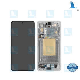 S26 - LCD + Touchscreen + Frame - service pack SA - GH82-39192D - Weiss - Samsung Galaxy S26 (S942B)