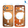 iPhone 17 Pro Max - Arancione (Cosmic Orange) - Telaio principale (telaio centrale) + tasti laterali + alloggiamento SIM