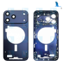 iPhone 17 Pro Max - Bleu (Deep Blue) - Châssis principal (châssis central) + boutons latéraux + support de carte SIM