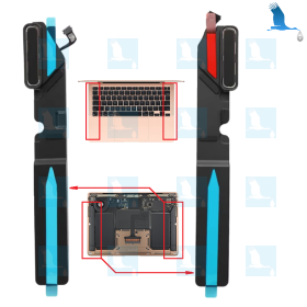 Altoparlanti - sinistro + destro - ori - 923-02441 - MacBook Air Retina 13" - A1932 (2018-2019)