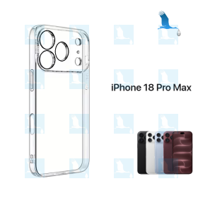 iPhone 18 Pro Max - Custodia protettiva trasparente (con protezione per l'obiettivo inclusa)