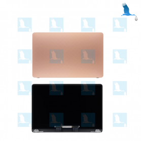 LCD complete - Gold - service pack (used) - MacBook Air Retina 13" A1932 (2018)