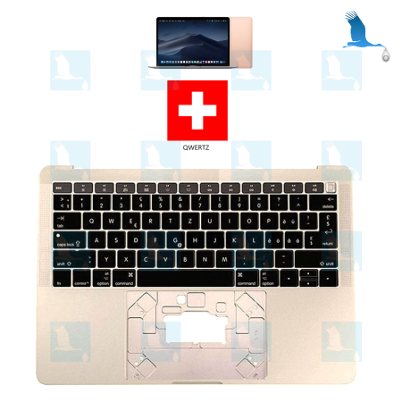 Gehäuse + Tastaturlayout CH – Service Pack (gebraucht) – MacBook Air Retina 13" A1932 (2018)