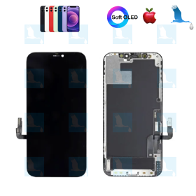iPhone 12 / 12 Pro - LCD + Touchscreen - Soft OLED (no Pop Up message) - iPhone 12 (A2403) / 12 Pro (2407)